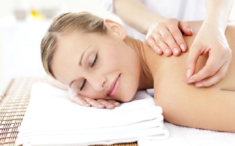 Radiant woman receiving an acupuncture treatment